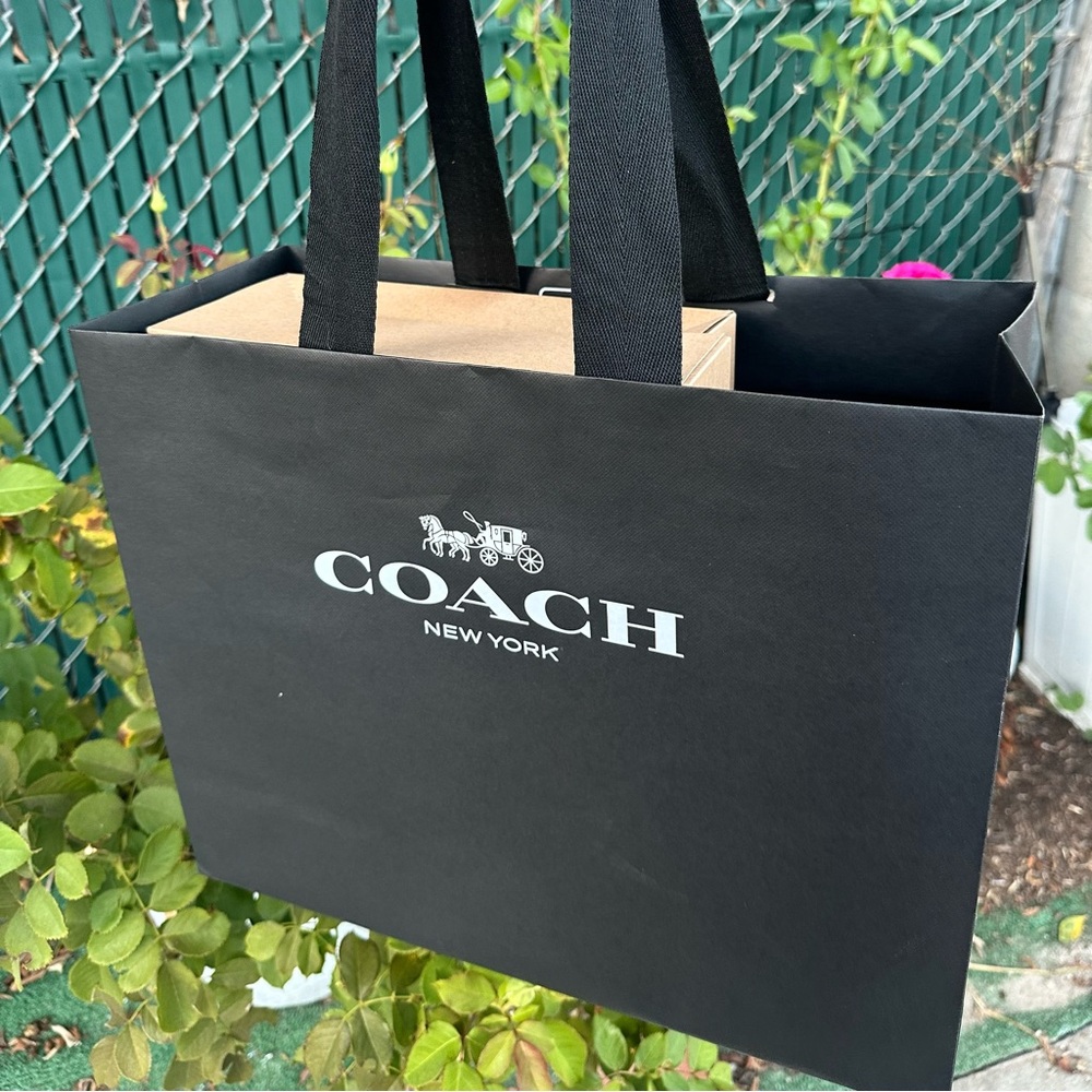 COACH Large black shopping bag - Picture 2 of 4